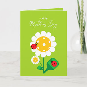 Happy Mother's Day for Pickleball Mum, cute Card