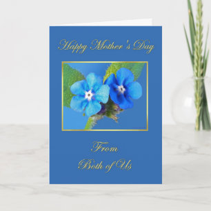 Happy Mother's Day from Both of Us Blue Alkanet Card