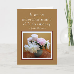 Happy Mother's Day From Daughter Peonies Card