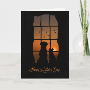Happy Mother's Day from Dog and Cat Card