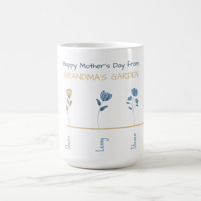 Happy Mother's Day from GRANDMA'S GARDEN Coffee Mug (Center)