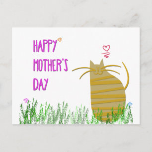 Happy Mother's Day   From the Cat Postcard