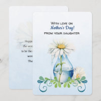 Happy Mother's Day from your daughter Single Daisy