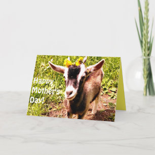 Happy Mother's Day From Your Favourite Kid (Goat) Card
