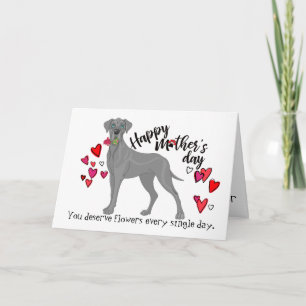 Happy Mother's Day from your Great Dane Card