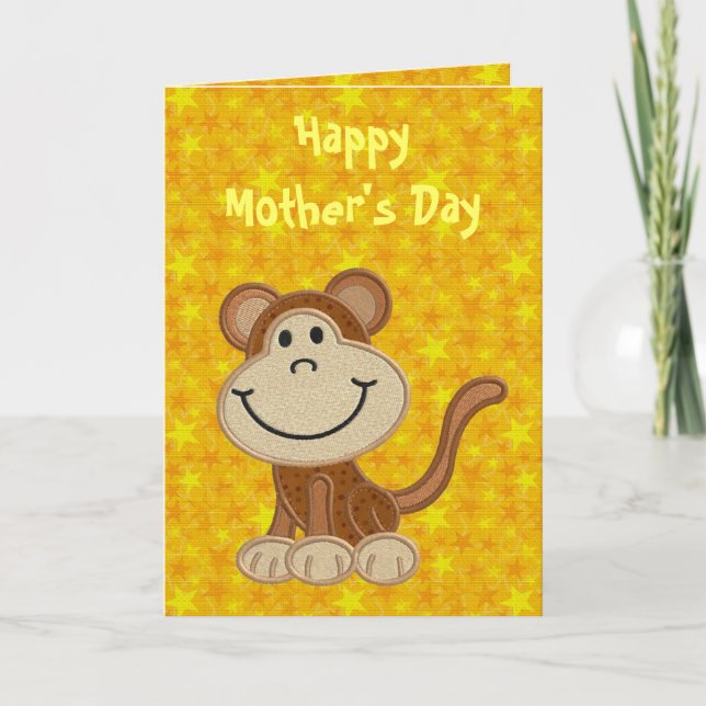 Happy Mothers Day from your Little Monkey Card (Front)