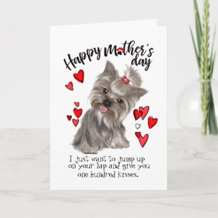 Happy Mother's Day from your Yorkie Dog Card