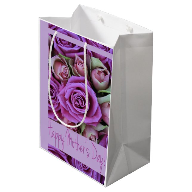 Happy Mother's Day gift bag (Back Angled)