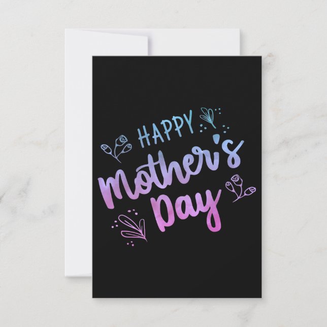 Happy Mother's Day Gift Happy Mothers Day Gifts Thank You Card (Front)