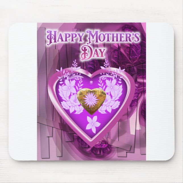Happy Mothers Day Gift Mouse Mat (Front)