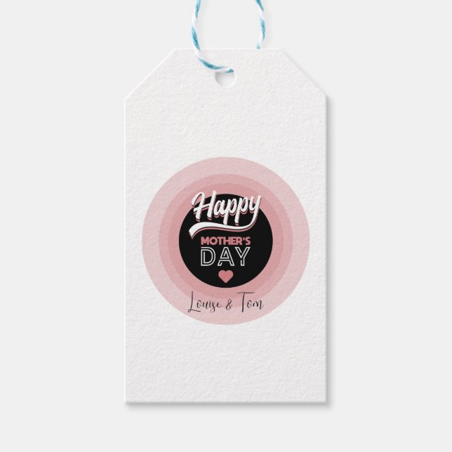 Happy mother's day gift tags (Front)