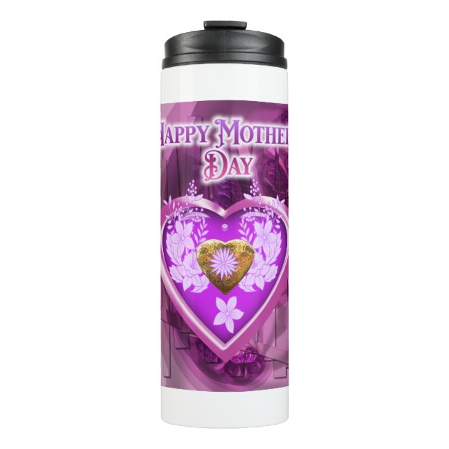 Happy Mothers Day Gift Thermal Tumbler (Front)