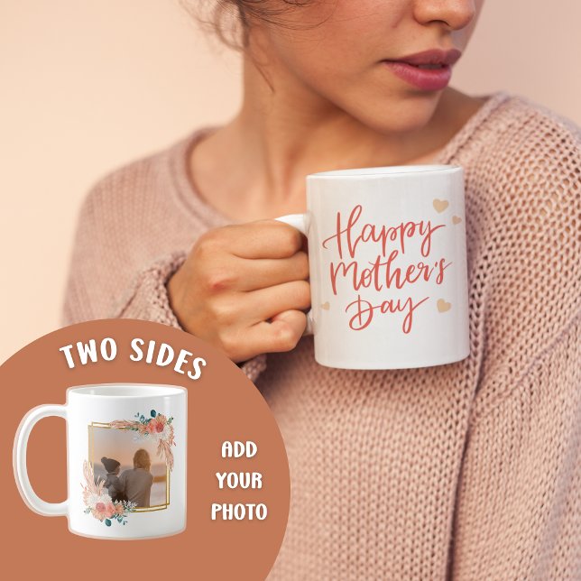 Happy Mothers day gifts for mom photo personalized Coffee Mug (Creator Uploaded)