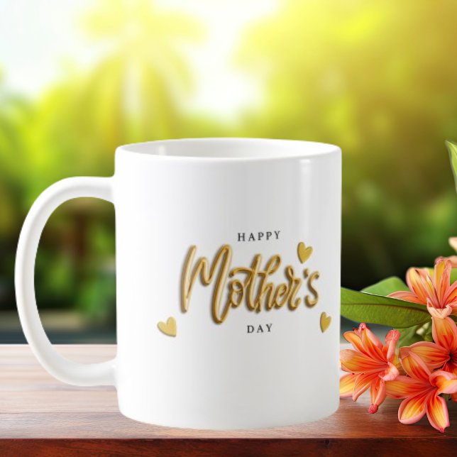Happy mother's day gold foil Coffee Mug (Creator Uploaded)
