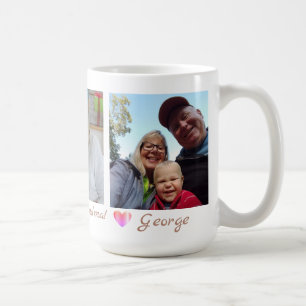 Happy Mothers Day Grandma with 3 photos Coffee Mug