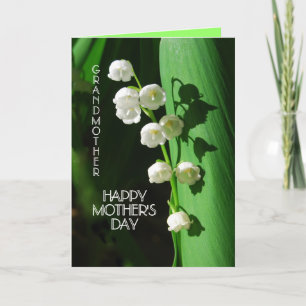Happy Mother's Day Grandmother Lily of the Valley Card