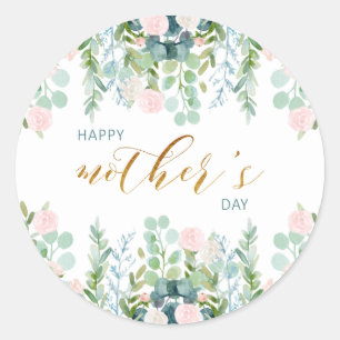 Happy Mother's Day Greenery Sticker