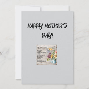 Happy Mother's Day Greeting Card