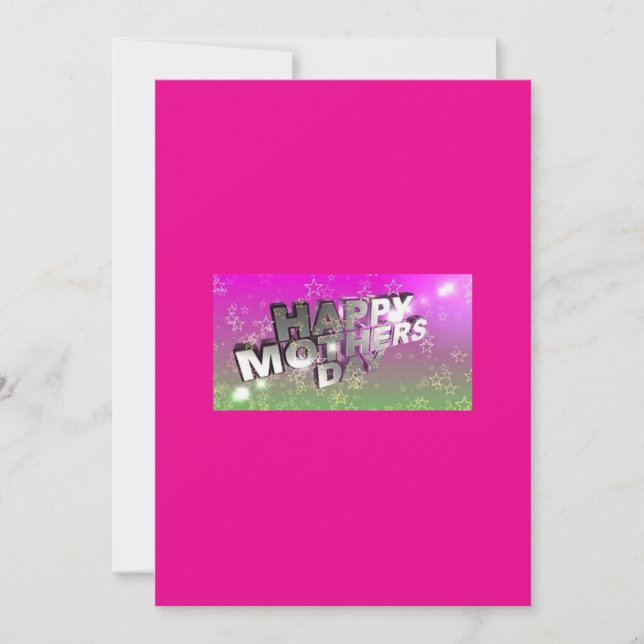 Happy Mother's Day Greeting Card (Front)