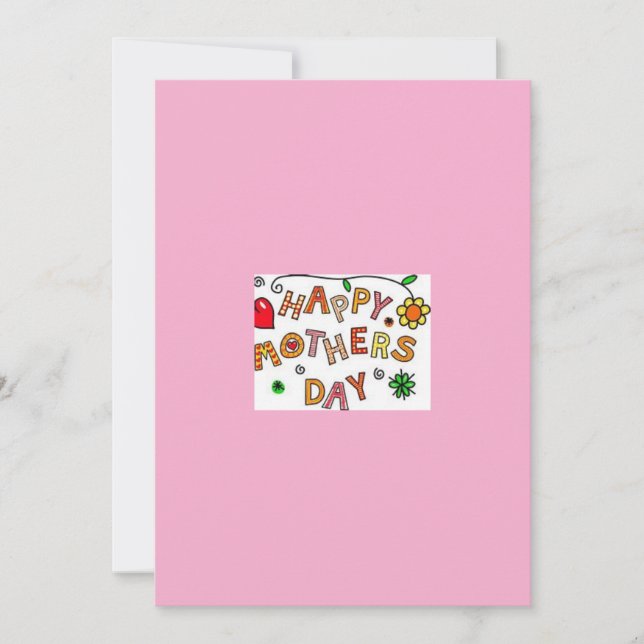 Happy Mother's Day Greeting Card (Front)