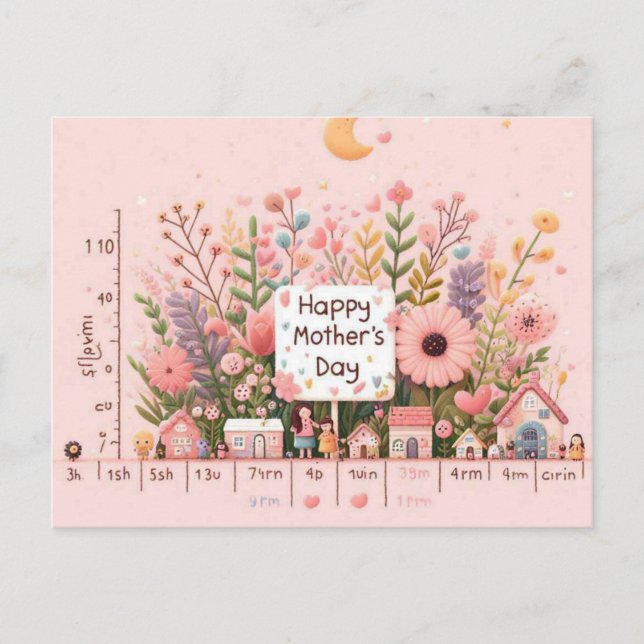 Happy Mother's Day Greeting Cards  (Front)