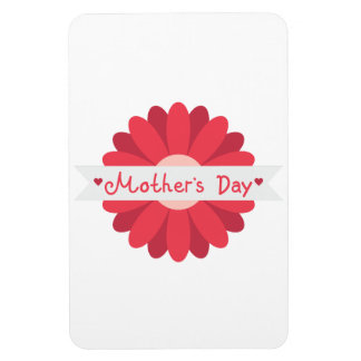 Happy Mothers Day Handwritten Lettering Gift Magnet