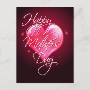 HAPPY MOTHER'S DAY HEART by SHARON SHARPE Postcard