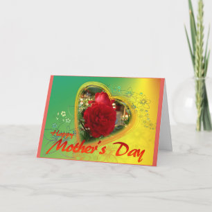 Happy Mother's Day Heart Card