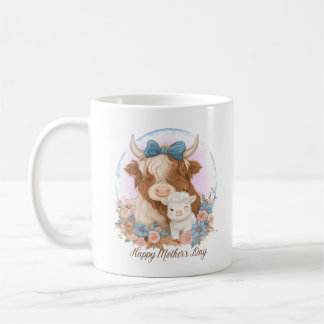 Happy Mother's Day Highland cow Coffee Mug