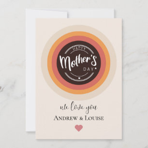 Happy mother's day holiday card