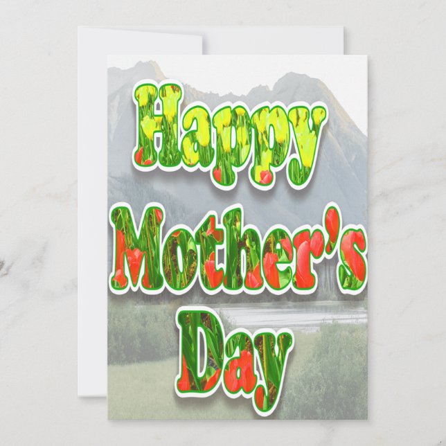 Happy Mother's Day Holiday Card (Front)