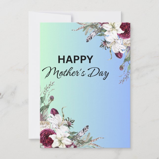 HAPPY Mother's Day Holiday Card (Front)