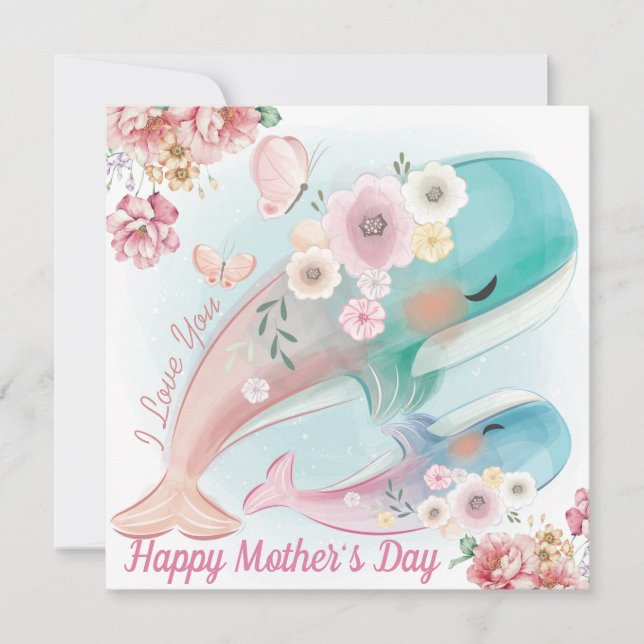 Happy Mother's Day Holiday Card (Front)