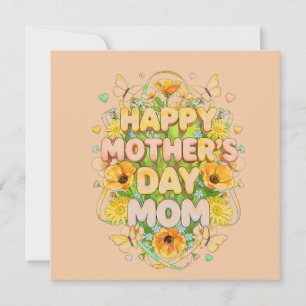 HAPPY MOTHER'S DAY HOLIDAY CARD