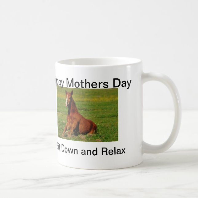 Happy Mothers Day Horse Mug (Right)