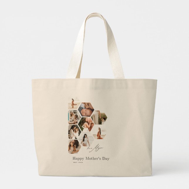 Happy Mother's day Jumbo Tote (Back)