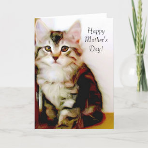 Happy Mother's Day Kitten greeting card