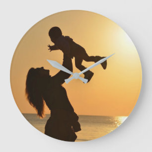 HAPPY MOTHER'S DAY LARGE CLOCK