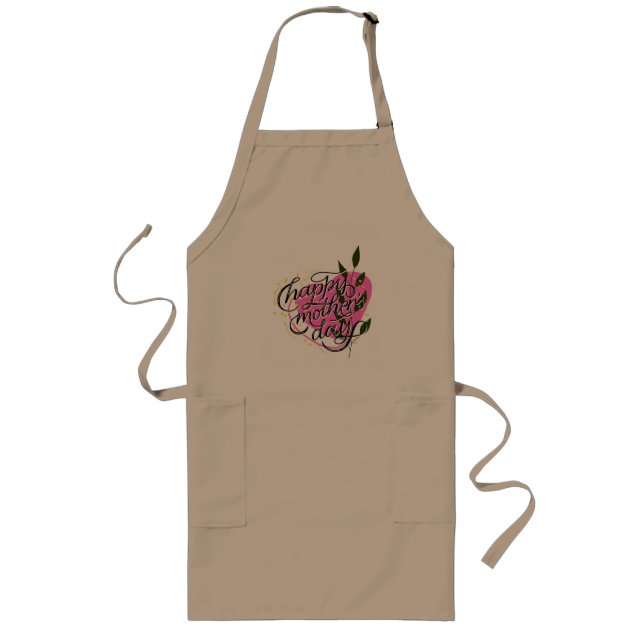  Happy Mother's Day   Long Apron (Front)