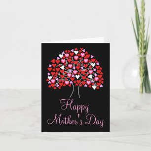 Happy Mother's Day Love Heart tree Card