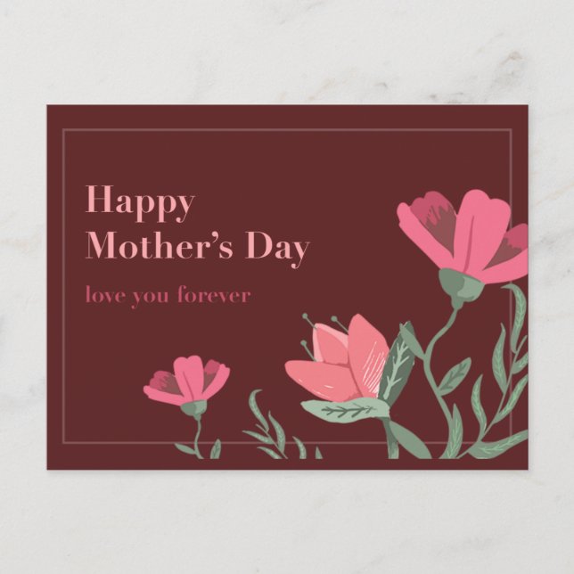 HAPPY MOTHER'S DAY LOVE YOU FOREVER CARD MAGNET (Front)