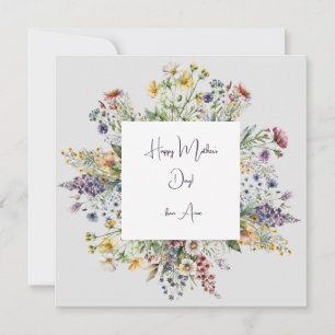 Happy Mother's Day meadows flowery card