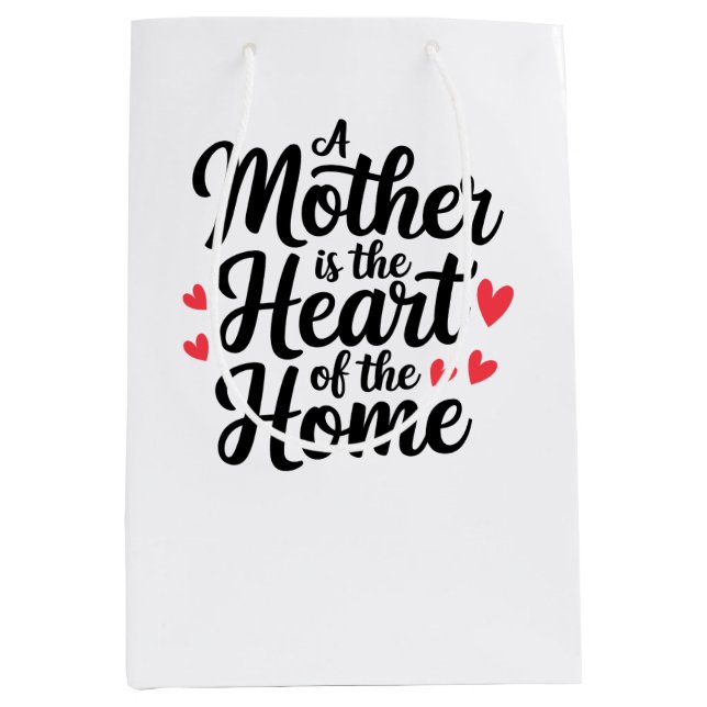 Happy Mothers Day Medium Gift Bag (Front)