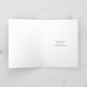 Happy Mother's Day Modern Handlettering Heart Foil Greeting Card (Inside Laydown)