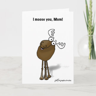 Happy Mother's Day Moose Card