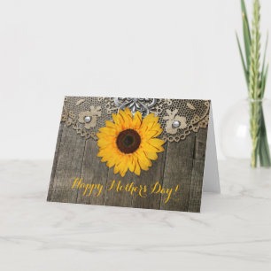 Happy Mother's Day   Mother's Day Card   Sunflower