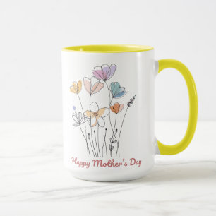 Happy Mother's Day Mug – A Beautiful Floral Gift