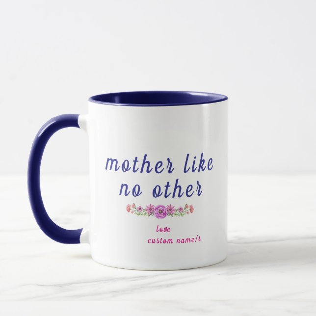 Happy Mother's Day Mug - Custom Name Gift for Mum (Left)