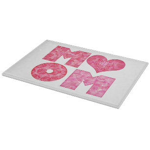 Happy Mother's Day Mum Alphabet Cutting Board