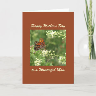 Happy Mother's Day Mum Greeting Card Butterfly